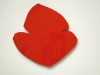 Double / forme rouge / 36 x 37 x 2 cm / 2011