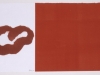Infini, rouge / 24,5 x 44 cm / 2003